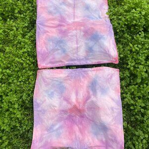 Hand Dyed Throw Pillow Covers/Cases Set: 20x20 inch